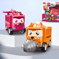 Mini Transformer™ – Duwen & draaien – Speelvoertuig Oranje | Educatief Speelgoed