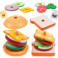 Woods™   Smakelijk Stapelen   Sandwich Bouwspeelgoed Sandwich | Educatief Speelgoed