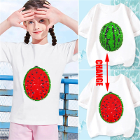 Mini Fashion™   Schitter & Transformeer   Watermeloen T shirt 120 (5 6 jaar) | Educatief Speelgoed