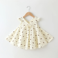 Mini Fashion™   Speels & Elegant   Meisjes Zomer Jurk Strikknoop / 80 (12 18 maanden) | Educatief Speelgoed