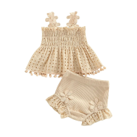 Mini Fashion™   Speels & Luchtig   Zomer Set Meisje Crème / 75 (3–6 maanden) | Educatief Speelgoed