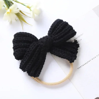 Mini Fashion™   Strikkenpracht   Gebreide Haarband Zwart / One Size (0 12 jaar) | Educatief Speelgoed