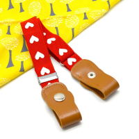 Mini Fashion™   Past Altijd   Elastische Riem voor Kinderen Rood   Hartjes / 40 65cm (1 12 jaar) | Educatief Speelgoed