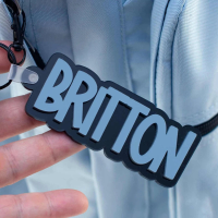 Custom Acrylic Keychain – Voor Tassen & Sleutels    Gepersonaliseerd Sleutelhanger Blauw | Educatief Speelgoed