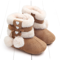 Mini Fashion™   Warme Voetjes   Snowboots Bruin / 18 (3 9 maanden) | Educatief Speelgoed