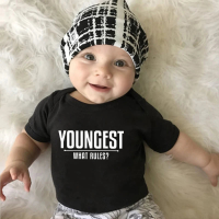 Mini Fashion™   Leuk Voor Heel Het Gezin   Familie T shirt Jongste (maat 62 86) / 86 (12 18 maanden) | Educatief Speelgoed