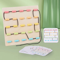 Tangle Toys™   Knoopjes & Kleuren   Patronen leggen met touw | Educatief Speelgoed