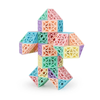 Snake Cube Set™   Bouw, Draai & Ontdek   Bouwblokkenset 60 onderdelen | Educatief Speelgoed