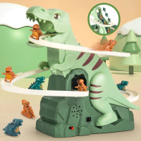 Dino Slide™ – Mini Achtbaanpret   Dino Glijbaan | Educatief Speelgoed