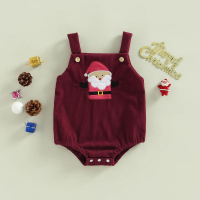 Mini Fashion™   Kerst Design   Overall Kerst Romper Rood / 100 (12 18 maanden) | Educatief Speelgoed
