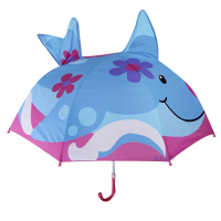 Kids Umbrella™   Dansen in de regen   Paraplu voor Kinderen Bloemen Haai | Educatief Speelgoed