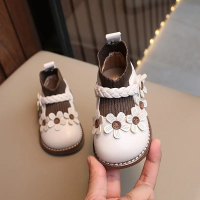 Mini Fashion™   Schattige Bloemetjes   Meisjes Schoenen Creme Wit / 18 (6 12 maanden) | Educatief Speelgoed