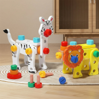 AnimalFix – Speels & Slim – Houten Dieren Toolset | Educatief Speelgoed