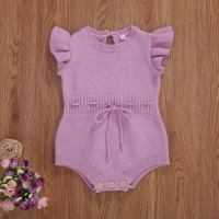 Mini Fashion™   Luchtig & Lief   Meisjes Baby Jumpsuit Licht Paars / 80 (6–12 maanden) | Educatief Speelgoed