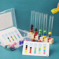 Tube Clip Beads™   Slim Denkspel   Kleur & Motoriek Spel | Educatief Speelgoed