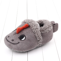 Mini Fashion™   Knuffel zachte dieren   Peuter Dieren pantoffels Draak Grijs / 15 (0 6 maanden) | Educatief Speelgoed