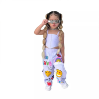 Mini Fashion™   Kinder Modieuze tanktop & broek set Wit / 134 (9 jaar) | Educatief Speelgoed