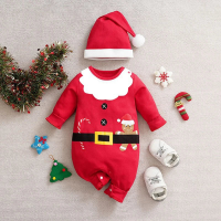 Mini Fashion™   Zacht Materiaal   Baby Kerstkostuum Rood Wit / 86 (12 18 maanden) | Educatief Speelgoed