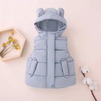Mini Fashion™   Warm & Trendy   Bodywarmer Met Capuchon Grijs / 100 (3 jaar) | Educatief Speelgoed