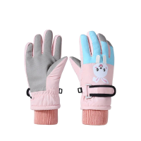 Mini Fashion™   Warm Materiaal   Kinder Handschoenen Roze Konijn / L (9 12 jaar) | Educatief Speelgoed