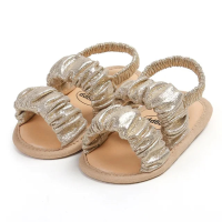 Mini Fashion™   Zacht En Comfortabel   Baby Girl Sandalen Goud / 15 (6 12 Maanden) | Educatief Speelgoed