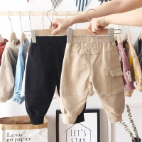 Mini Fashion™   Jongens Cargobroek Zwart / 110 (5 jaar) | Educatief Speelgoed