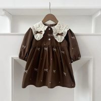 Mini Fashion™   Sprookjes & Stijl   Baby Jurkje Bruin / 90  (2 3 Jaar) | Educatief Speelgoed
