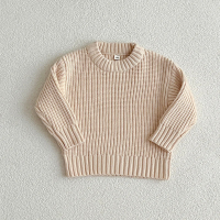 Mini Fashion™   Super Zachte Stof   Gebreide Sweater Apricot / 104 (4 jaar) | Educatief Speelgoed