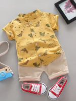 Mini Fashion™   Ideaal Voor Buitenspelen   Dino Zomer Set Geel / 90 (12 18 maanden) | Educatief Speelgoed