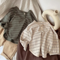Mini Fashion™   Zacht & Ademende stof   Lange Mouwen Shirt Groen / 100 (2 3 jaar) | Educatief Speelgoed
