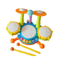 Kids Drumset™   Kleintjes aan de Slag   Speelgoed Drumset Blauw | Educatief Speelgoed