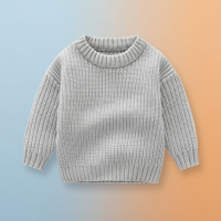 PureSoft – Classic & Knus – Stevige gebreide trui Grijs / 110 (4 jaar) | Educatief Speelgoed