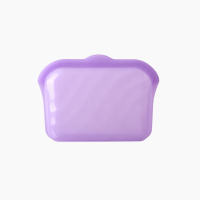 MealSaver – Praktisch & Herbruikbaar – Siliconen Bewaarzak voor Voedsel Paars / Klein | Educatief Speelgoed