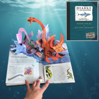 JurassicKids – Spannend & Educatief – 3D Dinosaurussen Encyclopedie Pop Up Boek Zeemonsters | Educatief Speelgoed