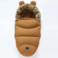CozyRide – Warm & Gezellig – Baby Slaapzak voor Kinderwagen Kaki | Educatief Speelgoed