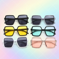 Kids Sunglasses Set – UV bescherming & plezier – Kinder Zonnebrillen Oversized vierkant (Set van 6) | Educatief Speelgoed