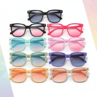 Kids Sunglasses Set – UV bescherming & plezier – Kinder Zonnebrillen Vierkant (Set van 7) | Educatief Speelgoed