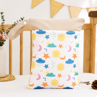 LittleBloom – Altijd Droog & Fris – Herbruikbare Waterdichte Luierzak Beige | Educatief Speelgoed
