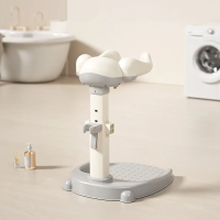 LittleSplash – Stabiel & Veilig – Baby Douche Standaard Grijs / Zonder kruk | Educatief Speelgoed