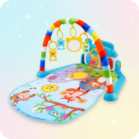Musical Baby Play Gym – Kleurijk & Educatief – Baby Gym Kleed Jungle Avontuur | Educatief Speelgoed