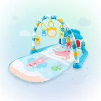 Musical Baby Play Gym – Kleurijk & Educatief – Baby Gym Kleed Blije Nijlpaard | Educatief Speelgoed