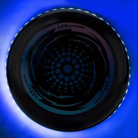 NightFly – Lichtgevend & Stevig – LED Frisbee Blauw | Educatief Speelgoed