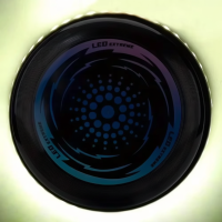 NightFly – Lichtgevend & Stevig – LED Frisbee Wit | Educatief Speelgoed