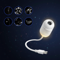 NightSky – Dimbaar & Magisch in de Slaapkamer – LED Galaxy Lamp Galaxy Wonderen (incl. 6 Micro filmdiscs) | Educatief Speelgoed
