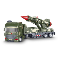BattleTruck – Militair & Interactief – Leger Truck Speelgoed Langeafstandsraket | Educatief Speelgoed