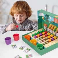 EduFarm – Spelenderwijs Leren – Montessori Tel  & Kleurspel | Educatief Speelgoed