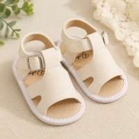 Mini Fashion™   Zachte Pasvorm   Kinder Sandalen Gebroken wit / 14 (6 12 maanden) / Gesp | Educatief Speelgoed