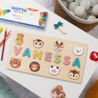 Woods™   Geef een blijvende herinnering!   Gepersonaliseerde puzzel Bosdieren | Educatief Speelgoed