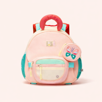 KidPack – Licht & Comfortabel – Lichtgewicht Schooltas met Waterfleshouder Roze | Educatief Speelgoed