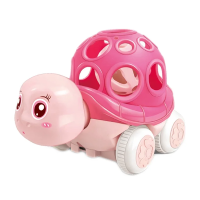 Wobble Wheels™   Vroem, Rammel & Roll   Speelgoedauto Roze Schildpad | Educatief Speelgoed